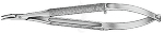 RU 5971-11 / Porte-Aiguille Barraquer Courbé, Sans Blocage, 0,5 mm, 11 cm