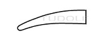 RU 5853-15 / Mikro-Nadelhalter, m. Sperre, geb. 15cm
