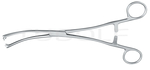 RU 7191-10 / Pinza Per Abbassare L'utero Museux Curva Laterale, 10mm
, 24cm
