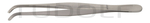 RU 4001-16 / Pinza De Disección Estandar, Curva, 16 cm