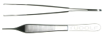 RU 4130-15 / Pinzette Micro Adson, Chirurgisch, Gerade, 1x2 Zähne, 15 cm