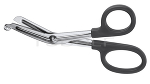 RU 2602-16 / Bandage Scissor, Black, Cvd. 16 cm - 6 1/4"