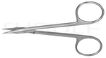 RU 1638-10 / Eye Scissors, Walton, Sh/Sh, Cvd. 10 cm, 4"