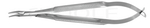 RU 5975-10 / Porte-Aiguille Barraquer-Troutman Courbé, Sans Blocager, 0,5 mm, 10 cm